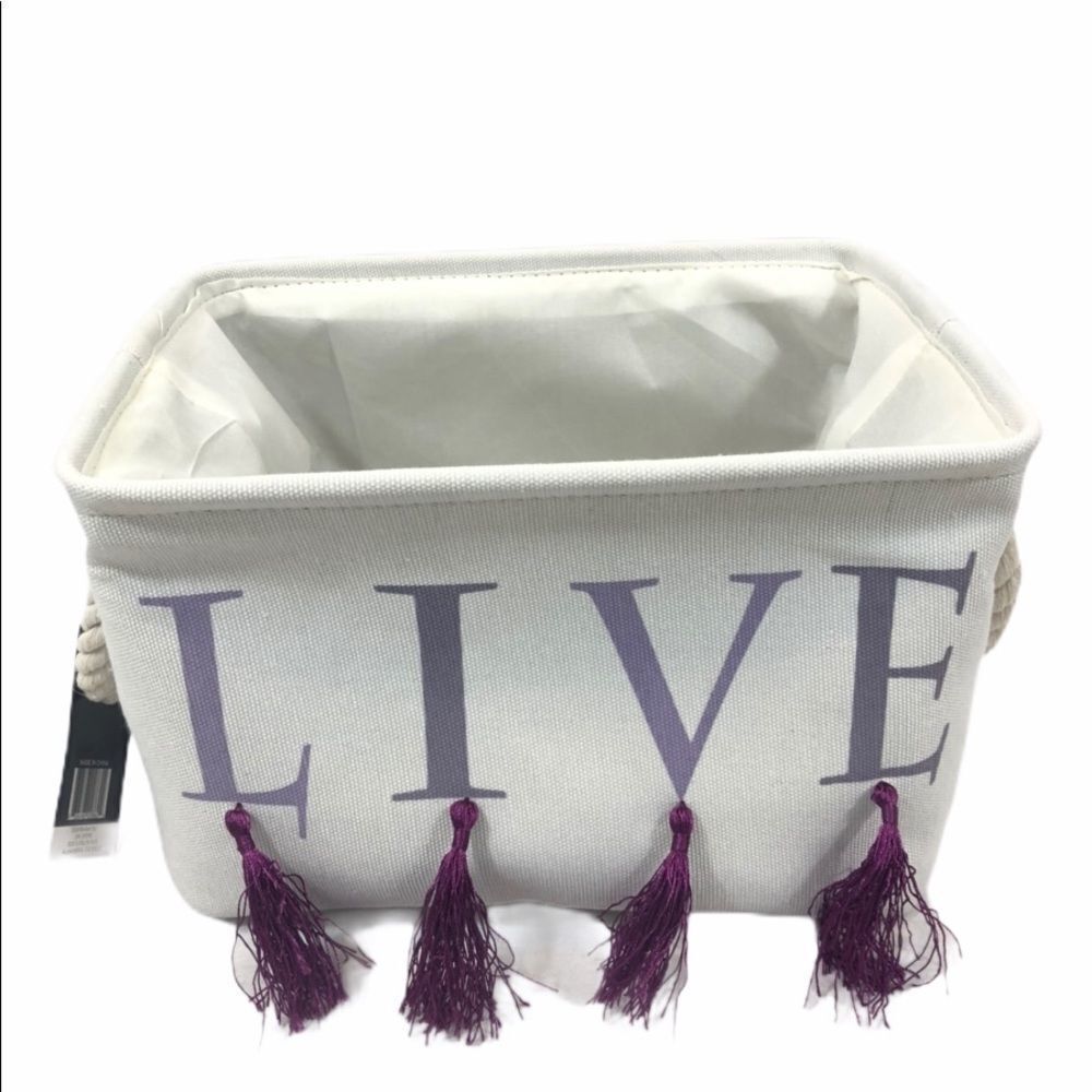Brand new Fabric Basket with “LIVE” graphic‎